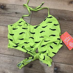 Tied up top kortni Jeane NWT Small